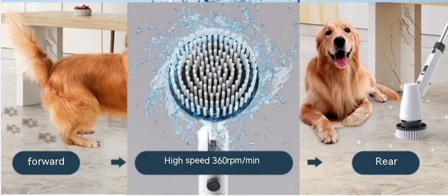 ScrubPro™ Electric Spin Scrubber - Powerful Waterproof Bathroom Cleaner